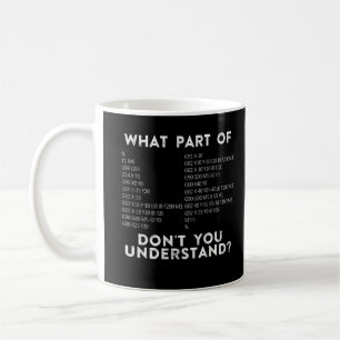Vilken del av förstår du inte? CNC Machinist Kaffemugg