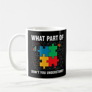 Vilken del av förstår du inte Jigszawa Puzzles m Kaffemugg