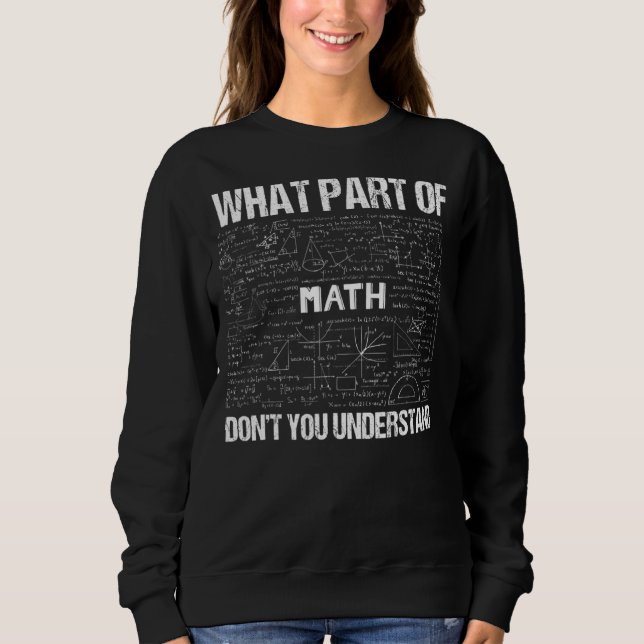 Vilken del av förstår du inte matematik? t shirt (Framsida)