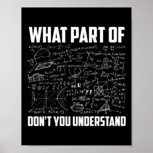 Vilken del av förstår du inte? poster
