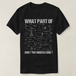 Vilken Del av Förstår Du Inte | Rolig Matte T Shirt