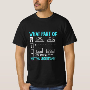 Vilken del av fotografen t shirt