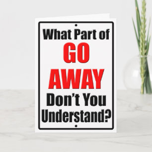 Vilken del av gå bort, kort