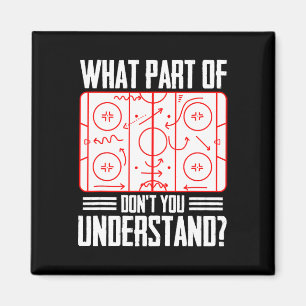 Vilken del av hockey förstår du inte Ishockey Magnet