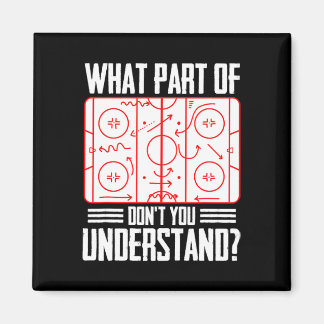 Vilken del av hockey förstår du inte Ishockey Magnet