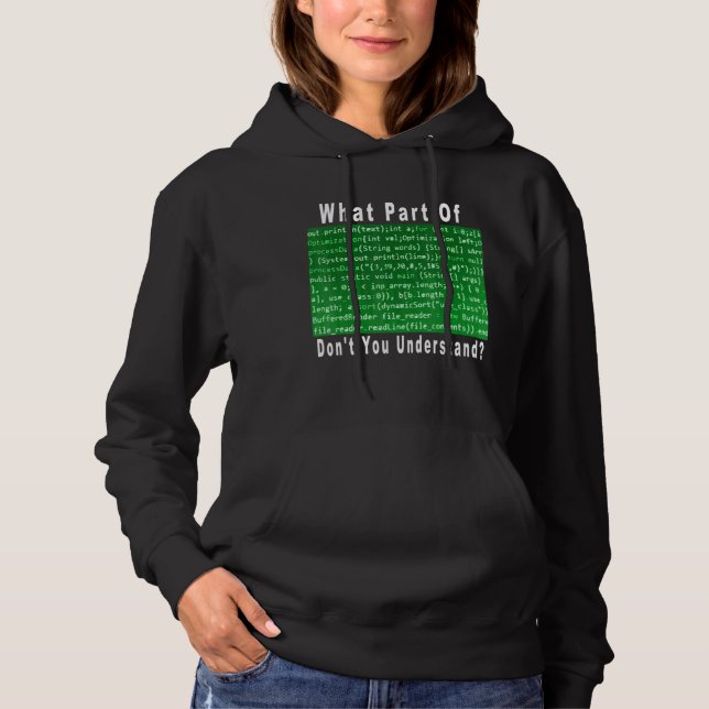 Vilken del av kan du inte förstå? t shirt (Framsida)