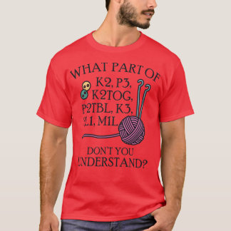 Vilken del av Knitting T Shirt