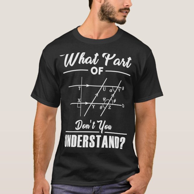 Vilken del av Math Teacher Nerd Math Joke? T Shirt (Framsida)