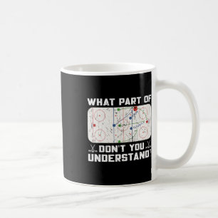 Vilken Del Förstår Du Inte Rolig Ishockey Kaffemugg