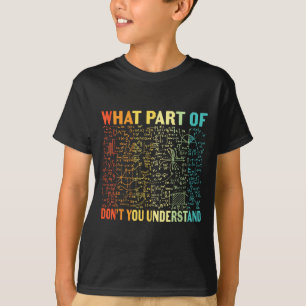 Vilken Del Förstår Du Inte _ Rolig Matematiklärarp T Shirt
