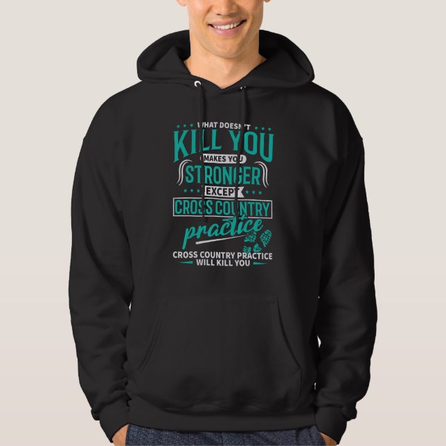 Vilken döda gör dig starkare, förutom cro hoodie (Framsida)