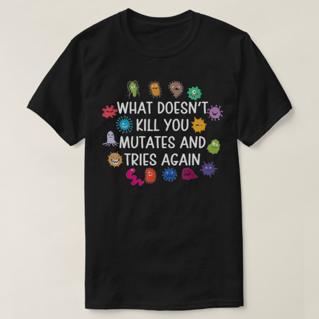 Vilken Döda muterar du och försöker igen Retro? T Shirt (Design framsida)
