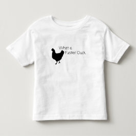 Vilken Fuster Cluck Rolig Kyckling Barn T-Shirt