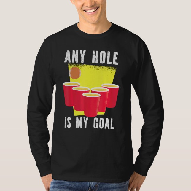 Vilken Hål som helst är min måltavla som drunknar. T Shirt (Framsida)