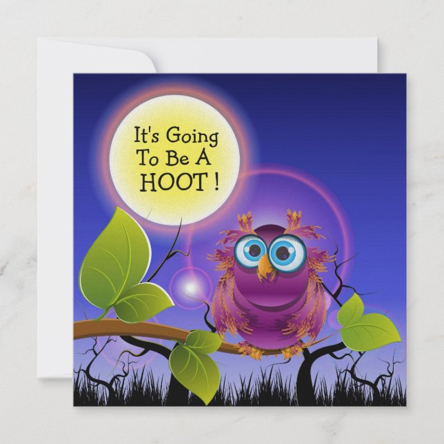 Vilken Hoot-inbjudan - SRF Inbjudningar (Framsida)