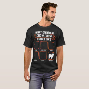 Vilken hund för ägandeChowChow ser den lika roli T Shirt