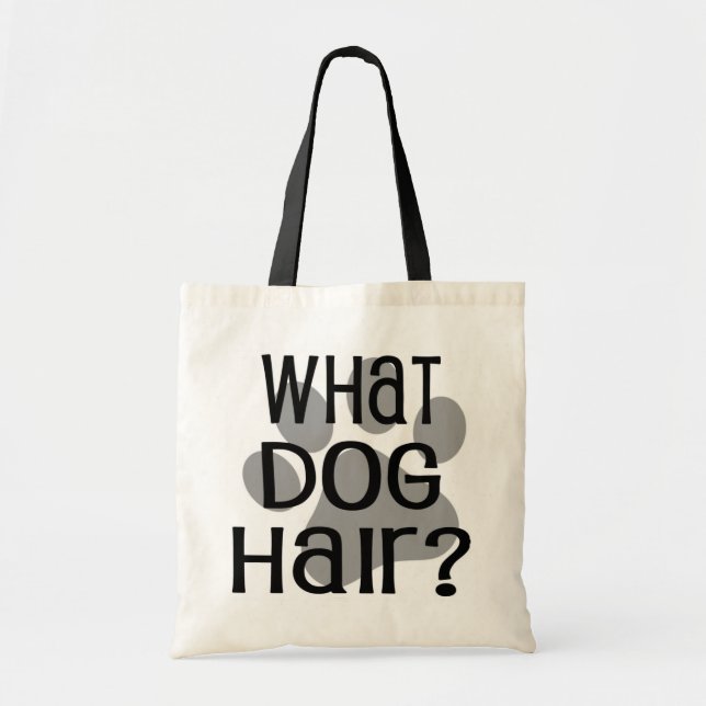 Vilken Hund Hair? Tote Tygkasse (Framsidan)