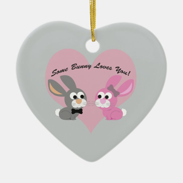 Vilken jävla Kärlek du! Julgransprydnad Keramik (Framsidan)