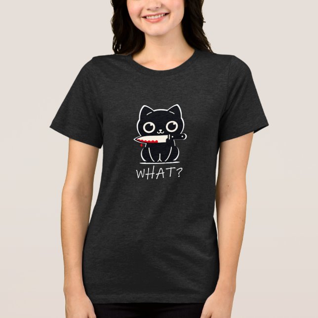 Vilken kattgrafik i Cute T Shirt (Framsida)