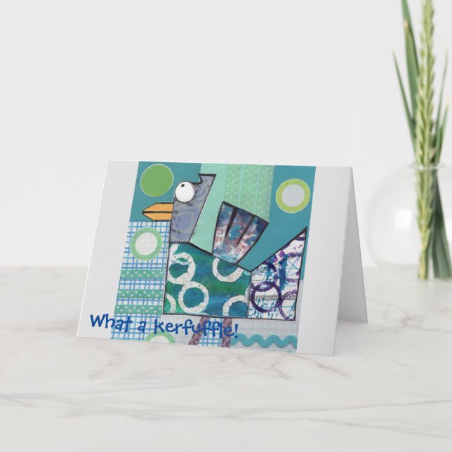 Vilken kerfuffel! kort (Framsida)