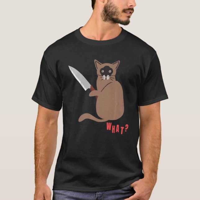 Vilken mördande katt för katt t shirt (Framsida)