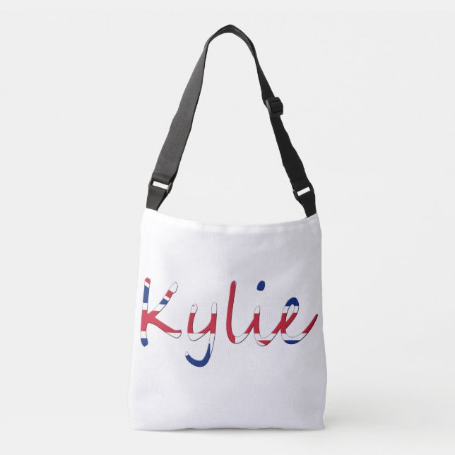 Vilken Namn som helst på Union Jack Flagga Axelväska (Framsida)