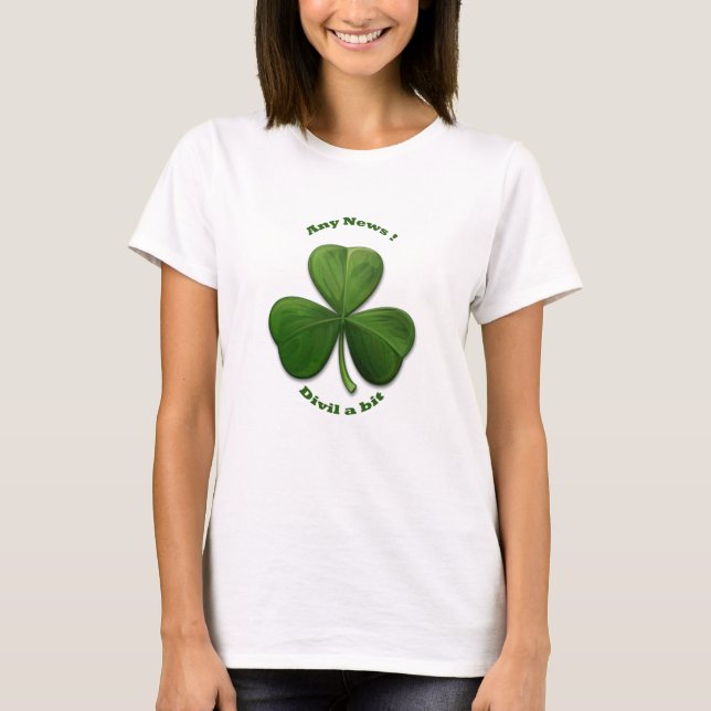 Vilken Nyhet Djävulen En Bit. T-shirt (Framsida)