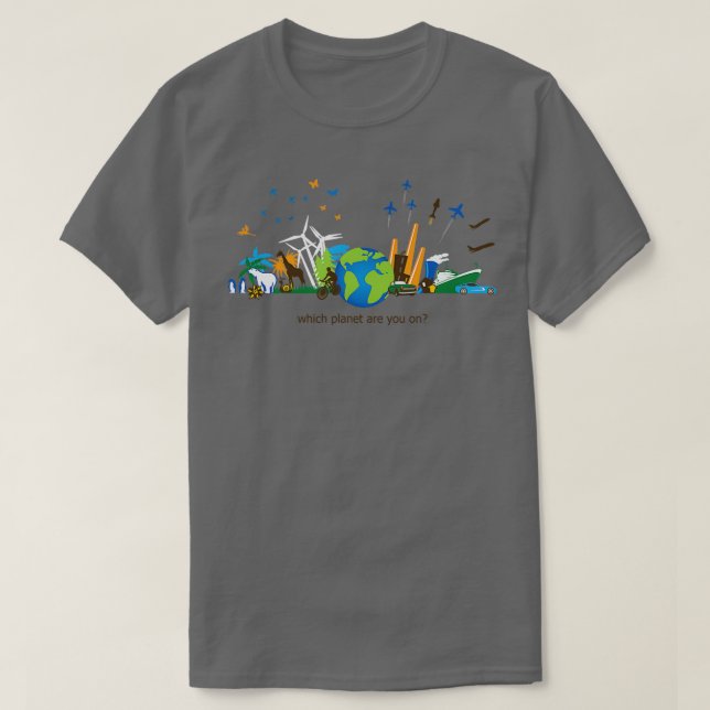 Vilken plan är du på version t shirt (Design framsida)