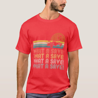 Vilken räddning Vintage Retro Rocket Soccer Car Le T Shirt