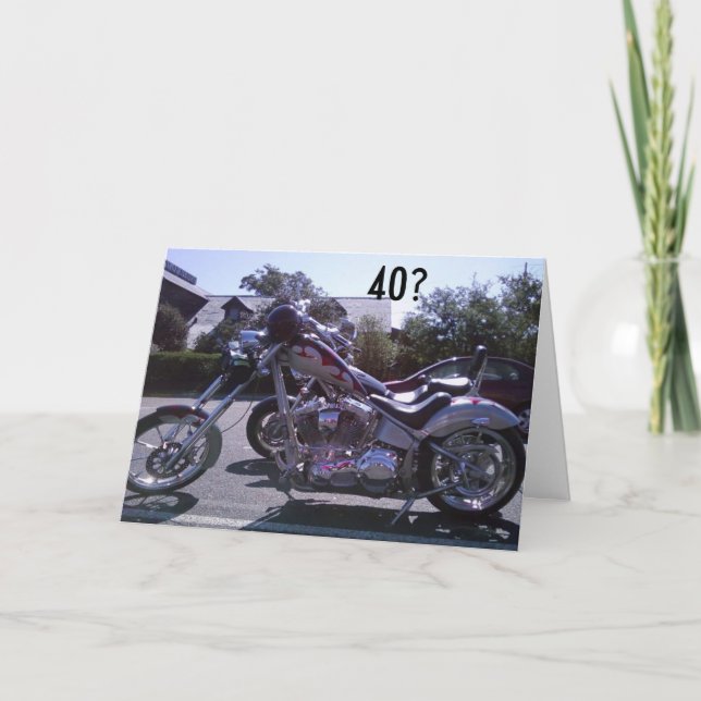 VILKEN RID DET HAR VARIT 40 BIRTHDAY KORT (Framsida)