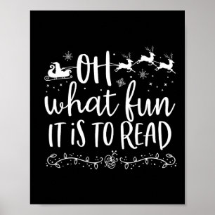 Vilken Roligt är det att läsa den bibliotekariska  Poster