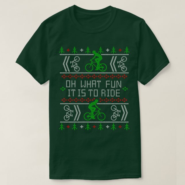 Vilken Roligt är det till Ride Ugly jul Sw? T Shirt (Design framsida)