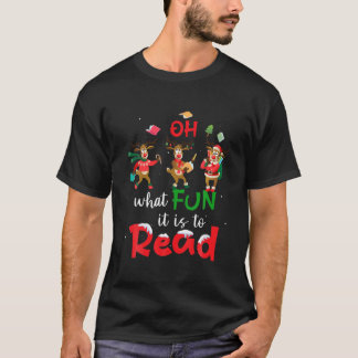 Vilken Roligt det är att läsa julklappen T Shirt