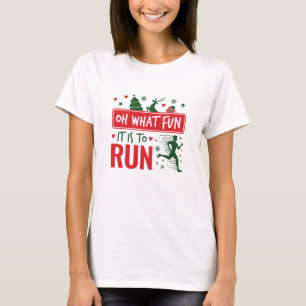 Vilken Roligt det är till Springa jultomtens Sprin T Shirt