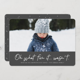 Vilken roligt det inte var roligt 2022 julkort