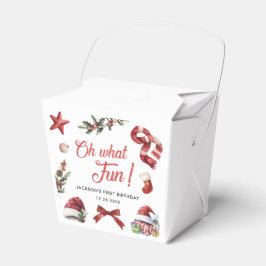 Vilken Roligt jul första Födelsedagsfesten Presentaskar