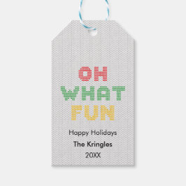 Vilken Roligt jul Presentetikett