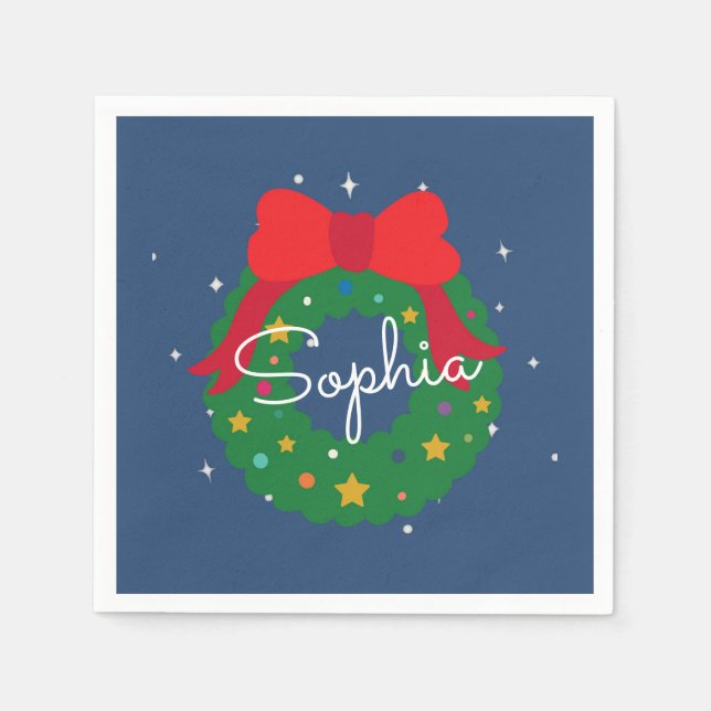 Vilken Roligt julfödelsedag? Pappersservett (Framsidan)