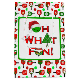 Vilken Roligt Julpickleball-Grönt och vit