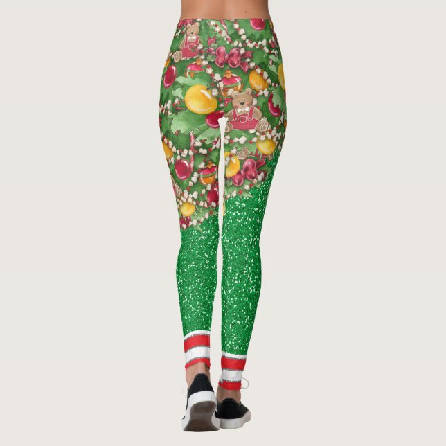 Vilken Roligt ska det bli ett Julgran? Leggings (Baksida)