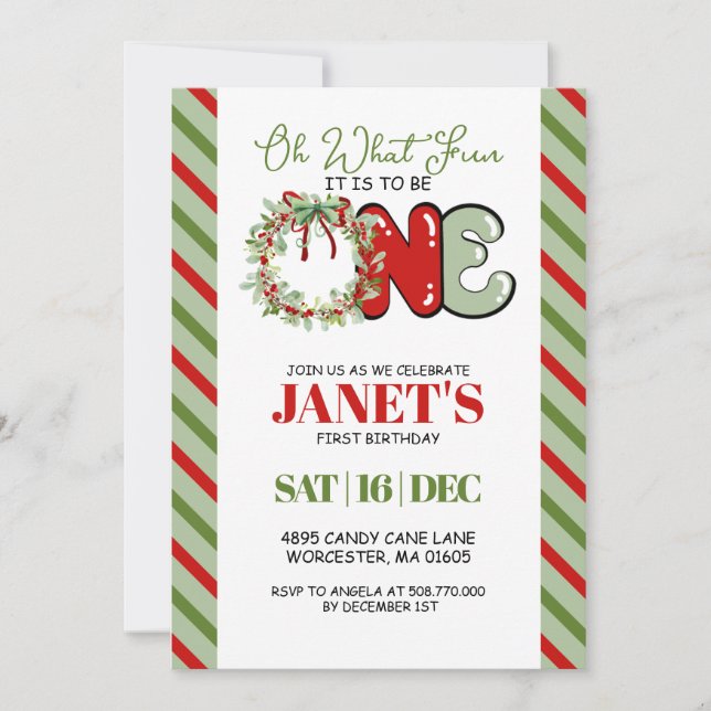 Vilken Roligt ska det vara? Inbjudningar (Framsida)