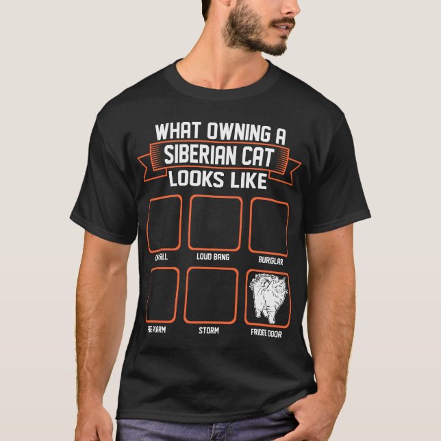 Vilken Siberian katt för ägandet ser den lika T Shirt (Framsida)