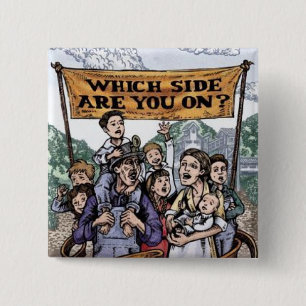 Vilken sida är du på? knäppas knapp