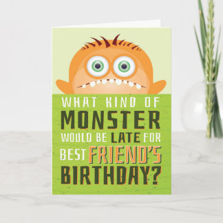 Vilken sorts monster är sen? kort