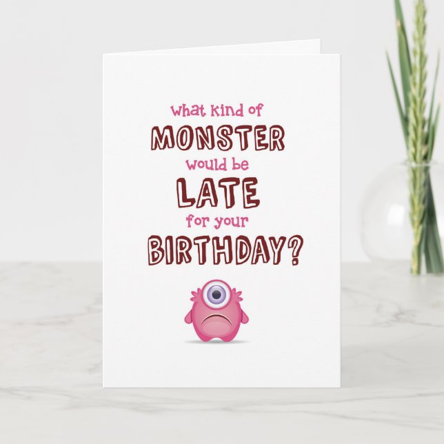 Vilken sorts monster är sen? kort (Framsida)
