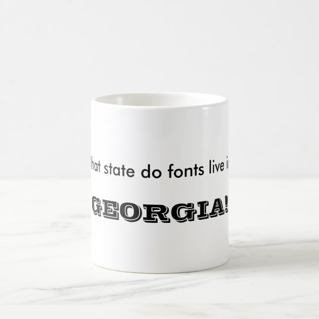 Vilken stat bor Typsnitt i? Mugg (Center)