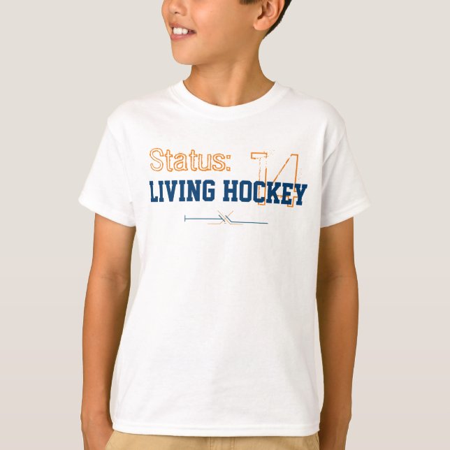 Vilken status har du? tee shirt (Framsida)