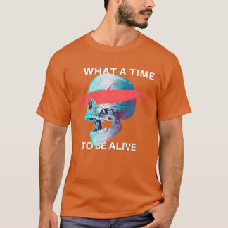 Vilken tid att vara vid liv vintage t shirt
