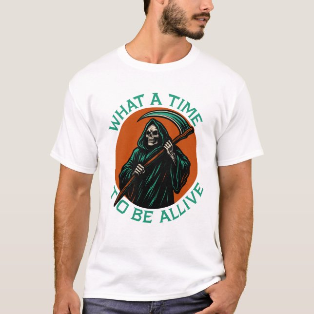 Vilken tid ska vi ha? t shirt (Framsida)