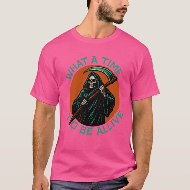 Vilken tid ska vi ha? t shirt (Framsida)